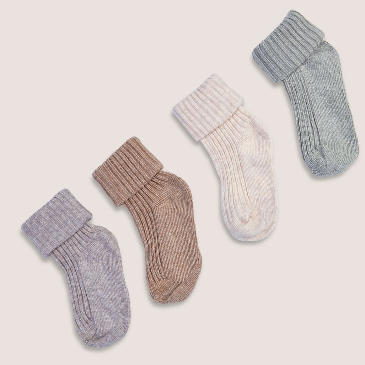 LADY GENNY - Calcetin Algodón Bebe Pack 4 Pares