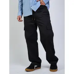 MAUI AND SONS - Pantalon Jogger Surfia Negro Hombre