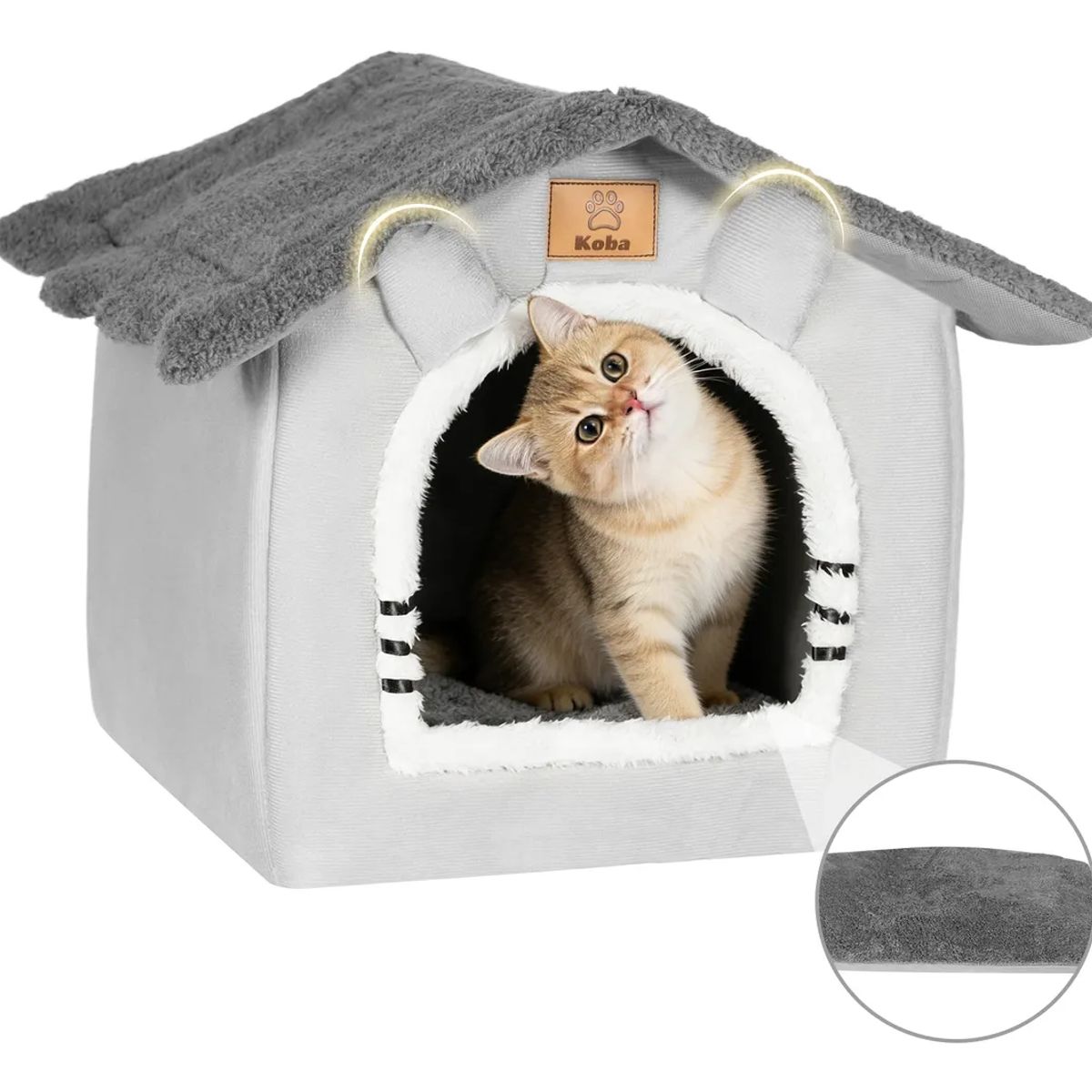 KOBA - Casa Iglu Con Cojín Extraíble 44cm