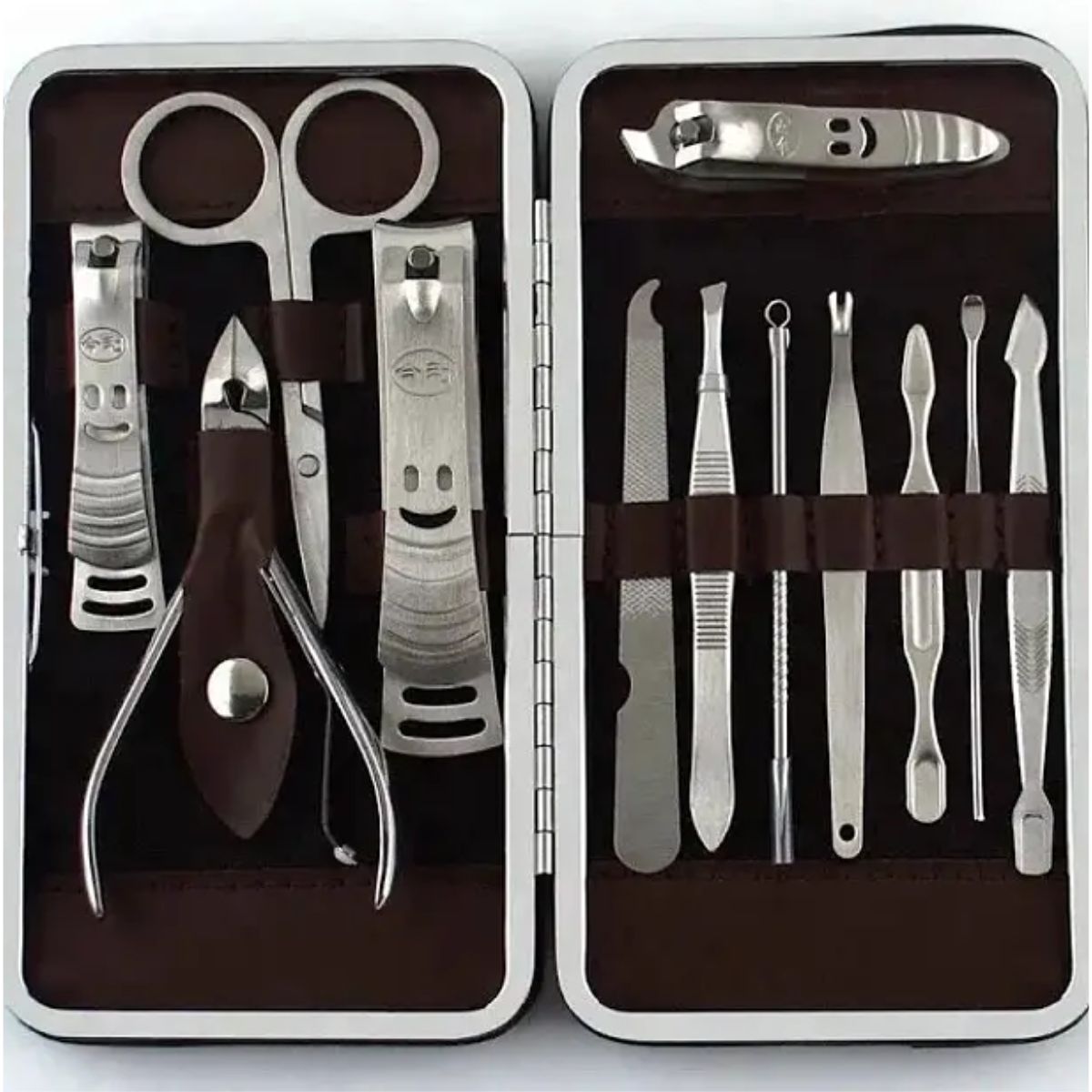 GENERICO - Set De Manicure Pedicure Profesional 12 Piezas Con Estuche