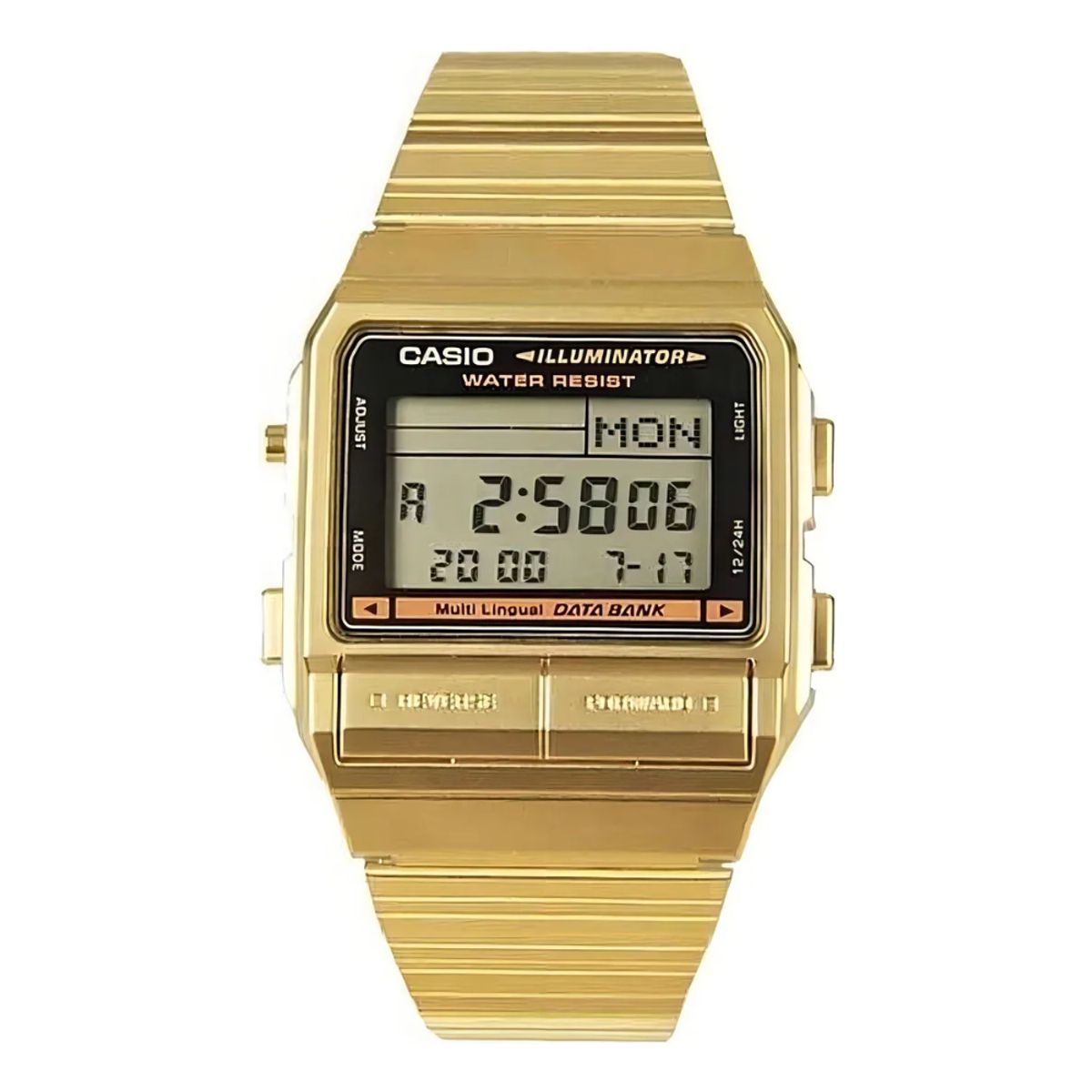 CASIO - RELOJ CASIO DB-380G-1DF VINTAGE DORADO