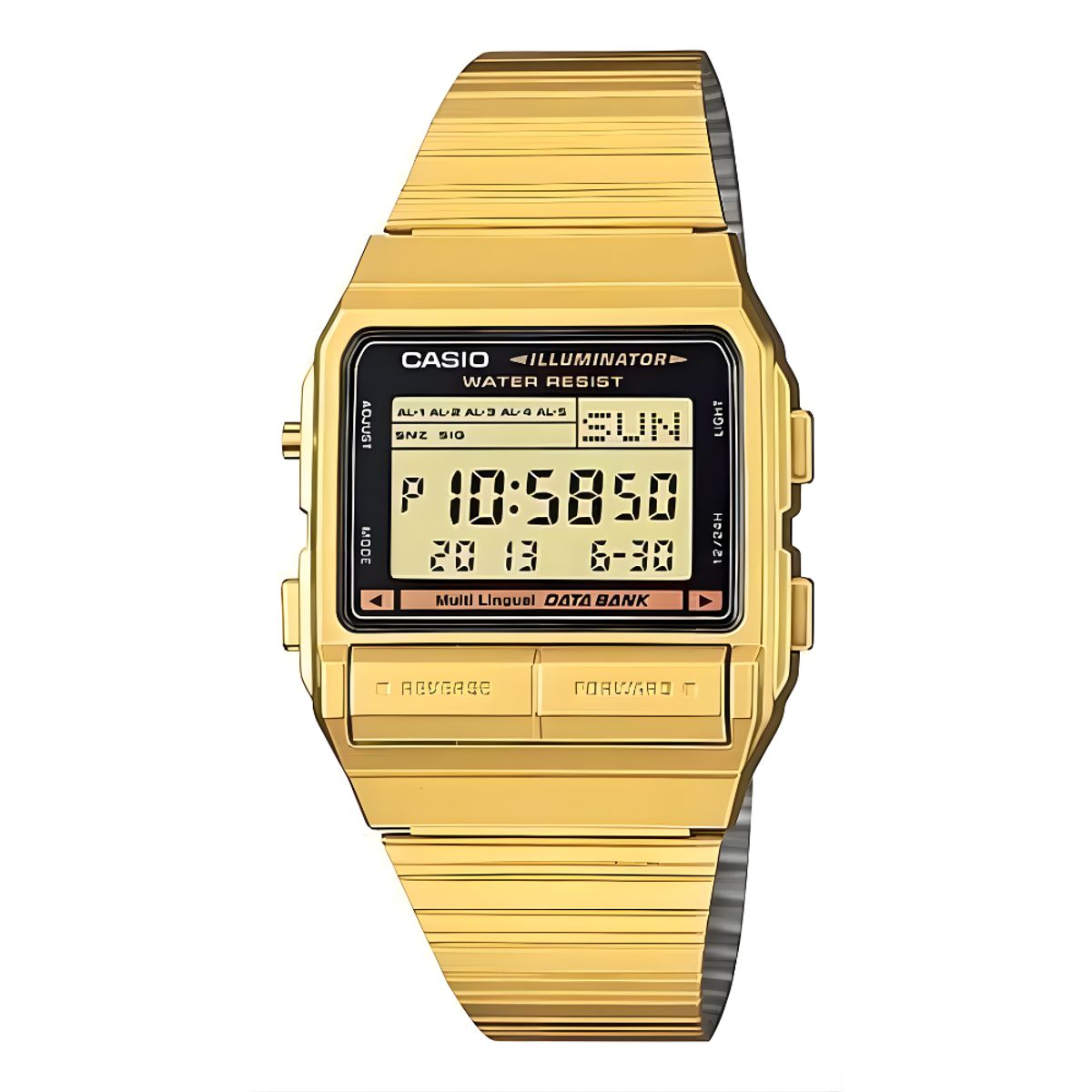 CASIO - RELOJ CASIO DB-380G-1DF VINTAGE DORADO