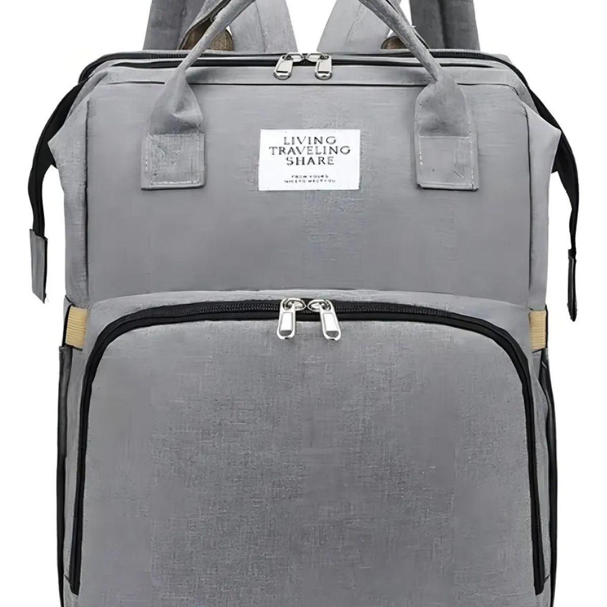 GENERICO - Mochila Pañalera Cama Bebe Plegable 14 Bolsillos Impermeable