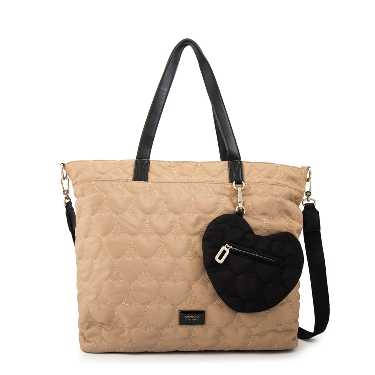 AMPHORA - Cartera tote juliet grande beige