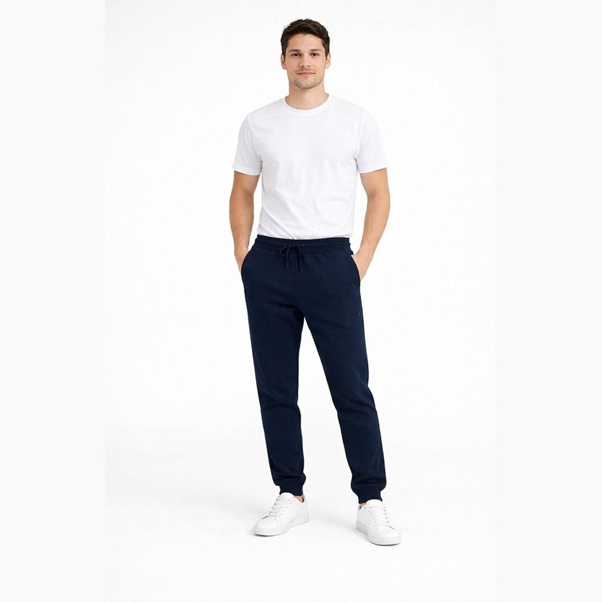 GANGSTER - Buzo Jogger Fleece Daily Azul Marino