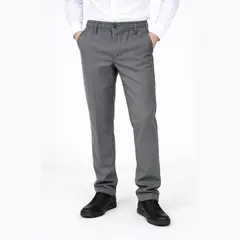 GANGSTER - Pantalones Liso Trouser Gris
