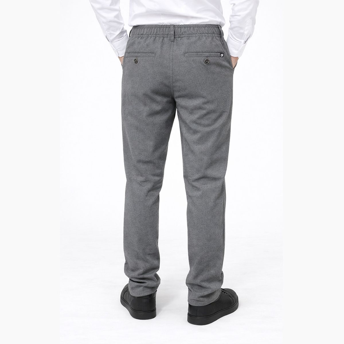 GANGSTER - Pantalones Liso Trouser Gris