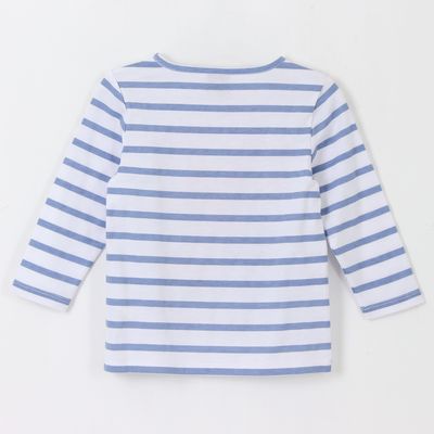 Imagen 2 del producto Polera Manga Larga Niña Rayas Minnie Blanco