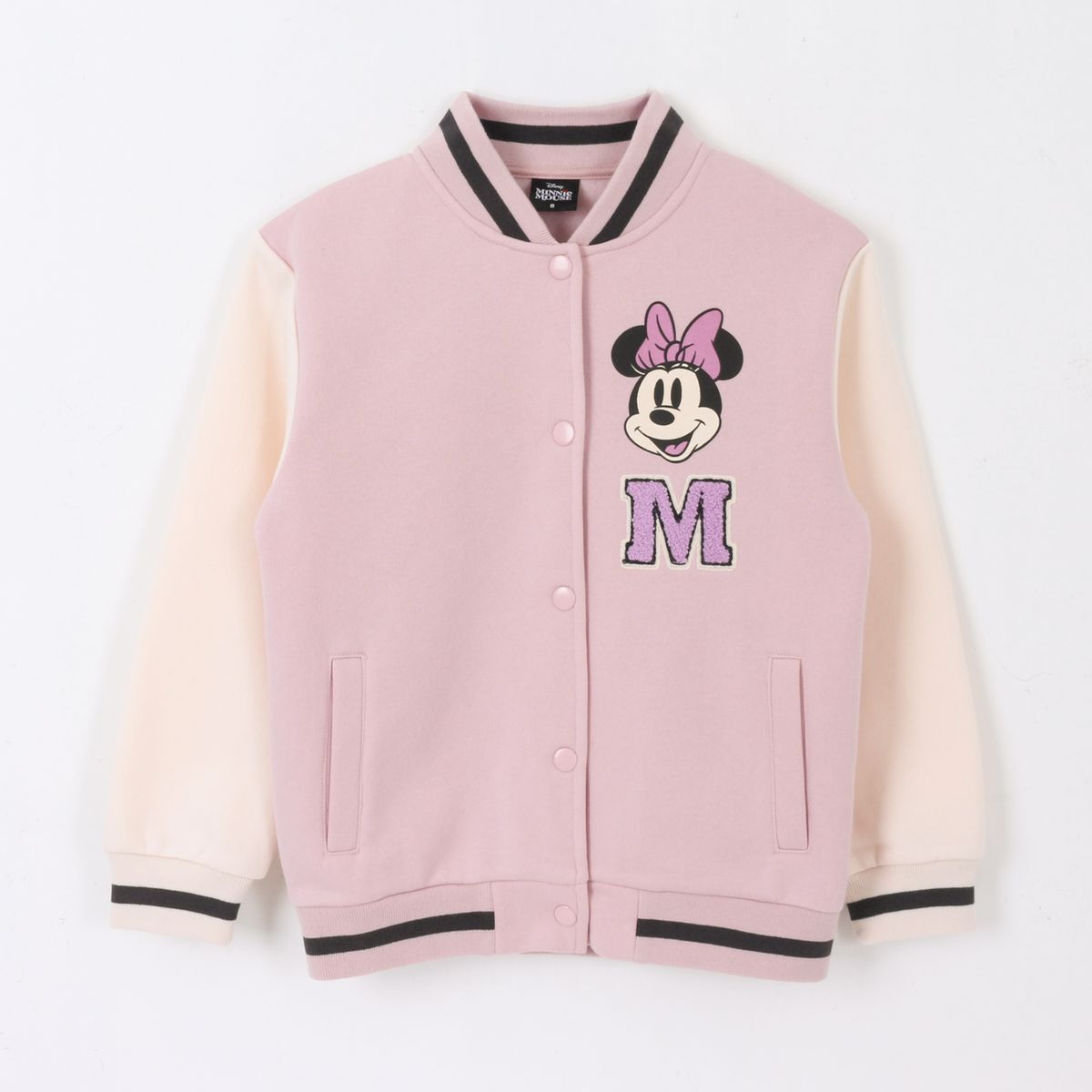 DISNEY - Chaqueta Niña College Bomber Minnie Mouse Rosado Disney