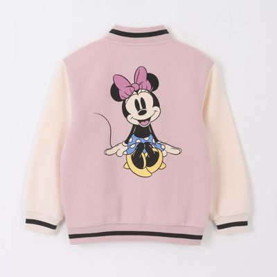 Imagen 2 del producto Chaqueta Niña College Bomber Minnie Mouse Rosado