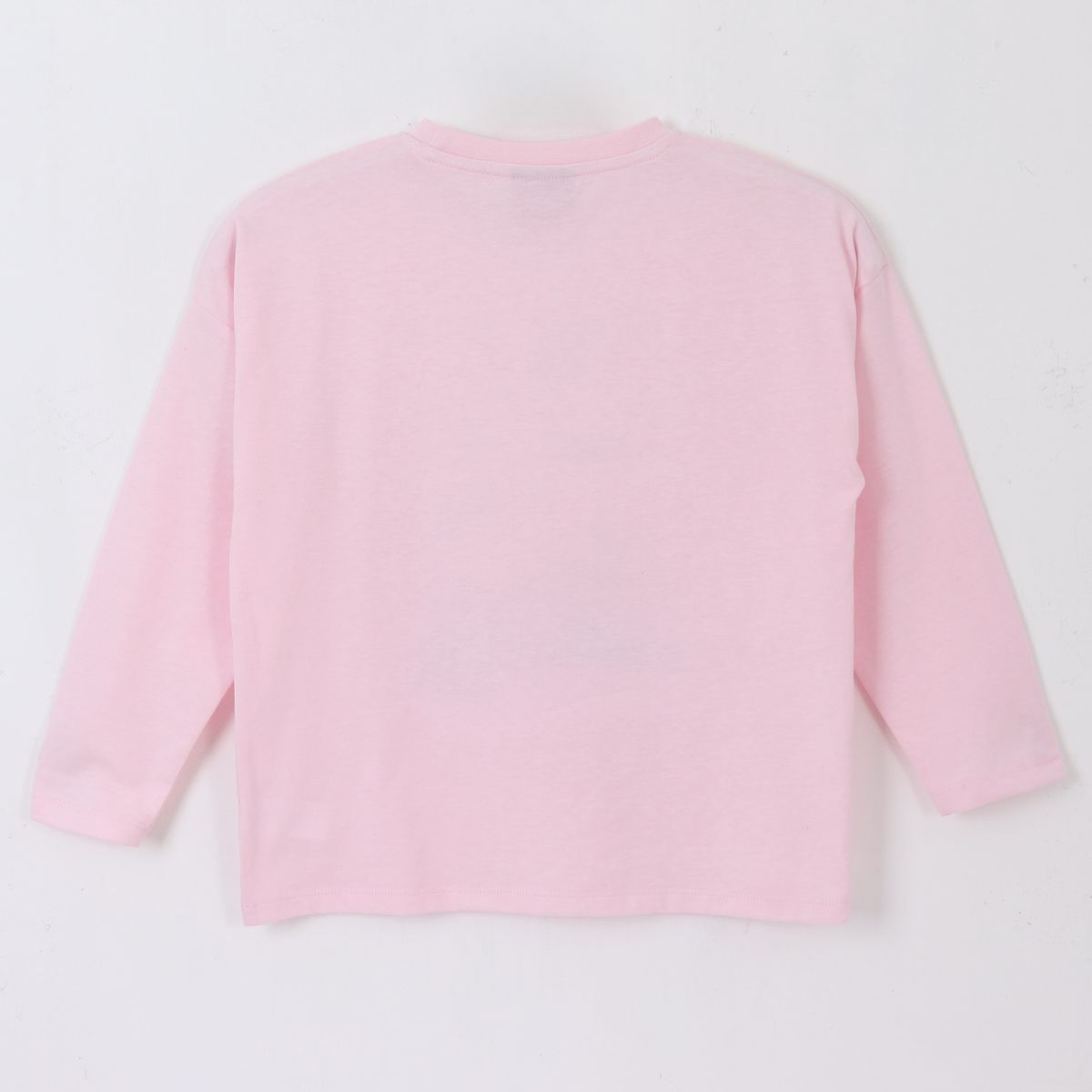 HELLO KITTY - Polera Manga Larga Niña Diseño Mosaico Rosado Hello Kitty