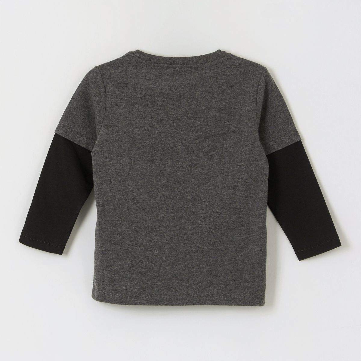 MARVEL - Polera Doble Manga Niño Team Spidey Gris Marvel