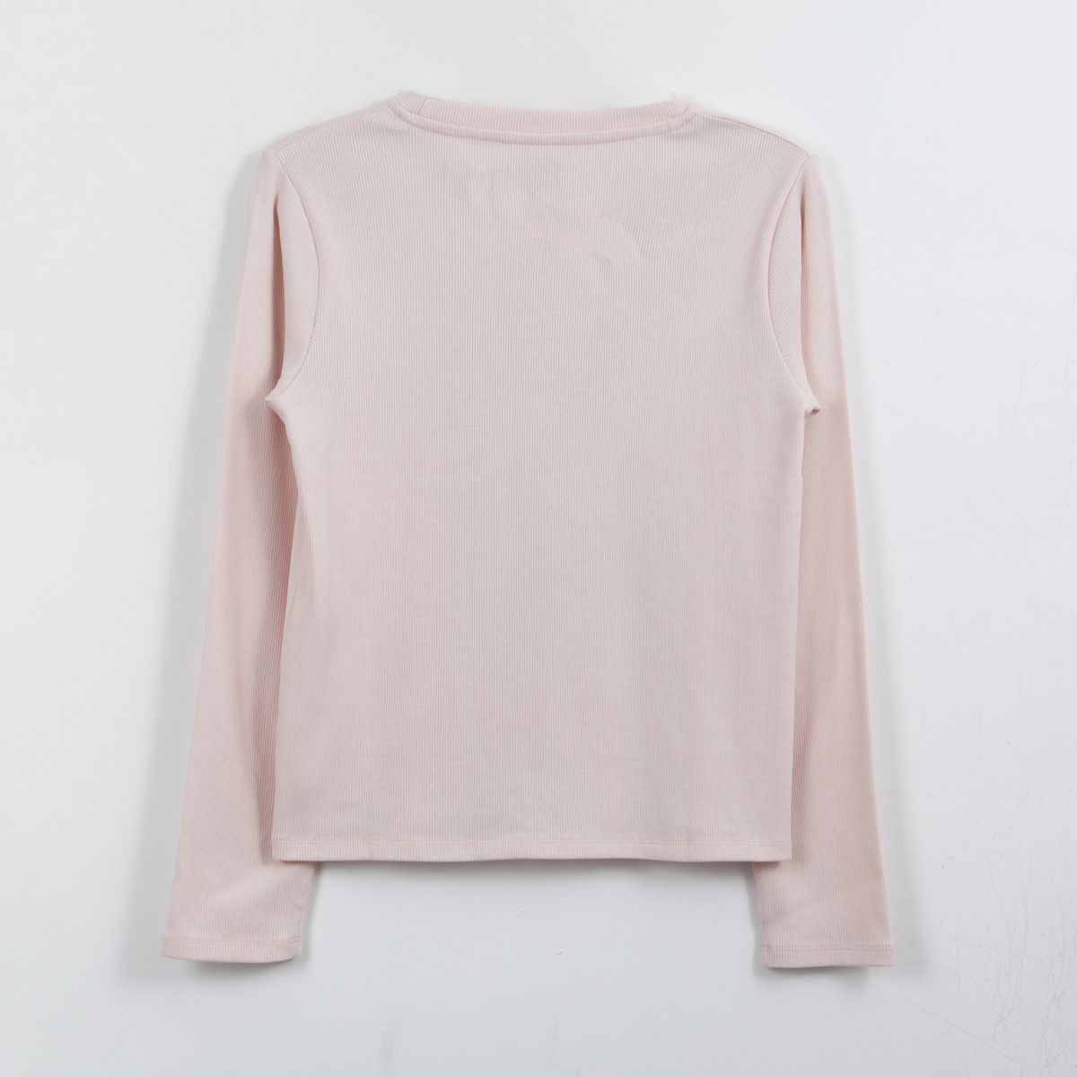 DISNEY - Polera Manga Larga Niña Kisses Lilo & Stitch Rosado Disney