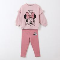 Conjunto Niña Vuelos Minnie Mouse Rosado