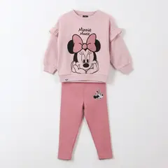 DISNEY - Conjunto Niña Vuelos Minnie Mouse Rosado