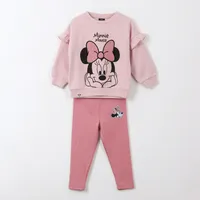 Conjunto Niña Vuelos Minnie Mouse Rosado