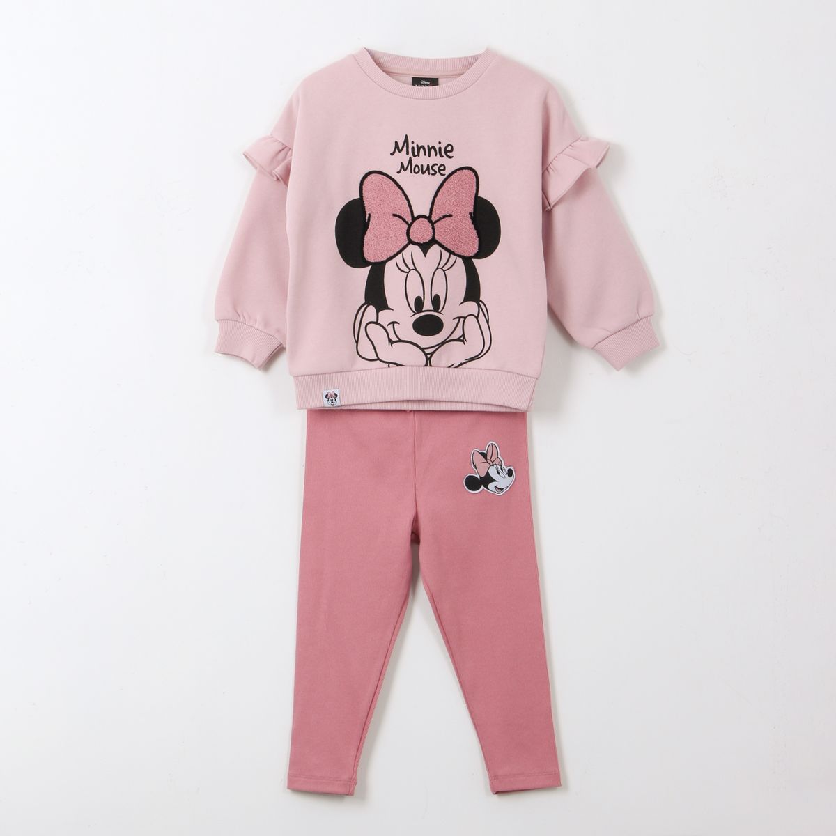 DISNEY - Conjunto Niña Vuelos Minnie Mouse Rosado Disney