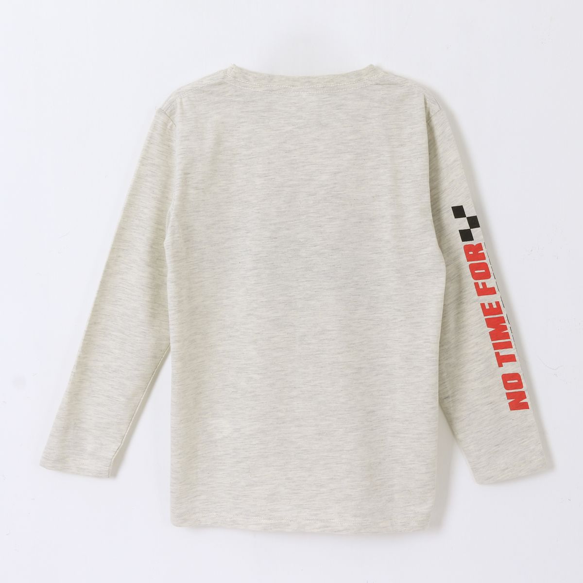 DISNEY - Polera Manga Larga Niño Rayo McQueen Cars Gris Disney