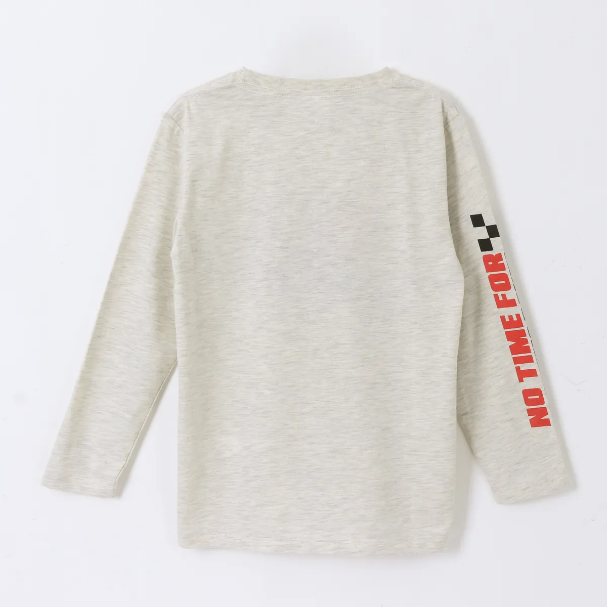 DISNEY - Polera Manga Larga Niño Rayo McQueen Cars Gris Disney