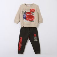 Conjunto Buzo Niño Team 95 Cars Beige