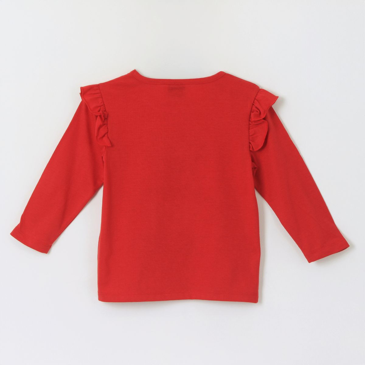 DISNEY - Polera Manga Larga Niña Vuelos Minnie Mouse Rojo Disney