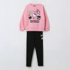 HELLO KITTY - Conjunto Niña & Friends Rosado