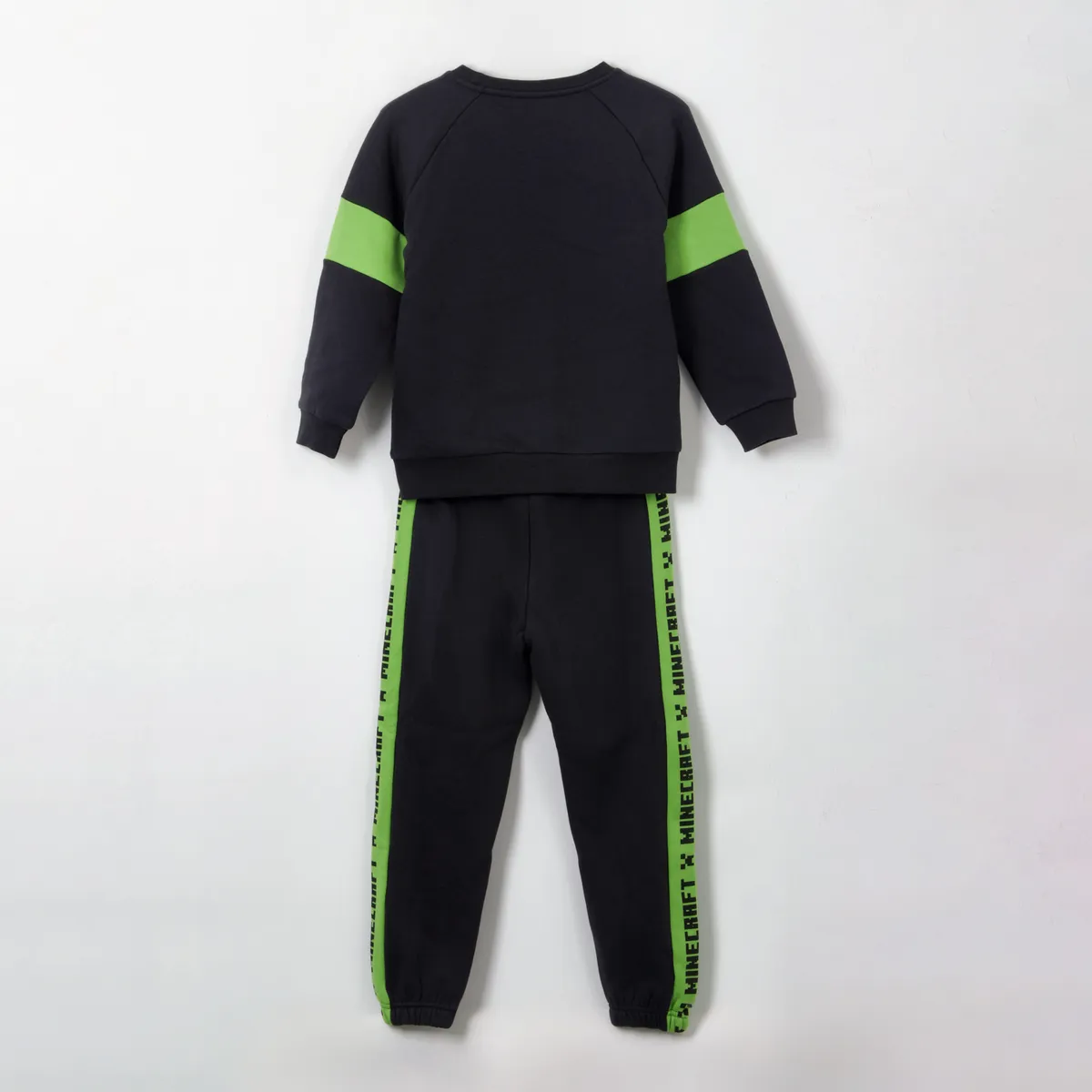 MINECRAFT - Conjunto Buzo Niño Creeper Face Negro Minecraft