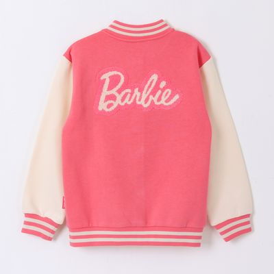 Imagen 2 del producto Chaqueta Niña College Bomber Logo Rosado