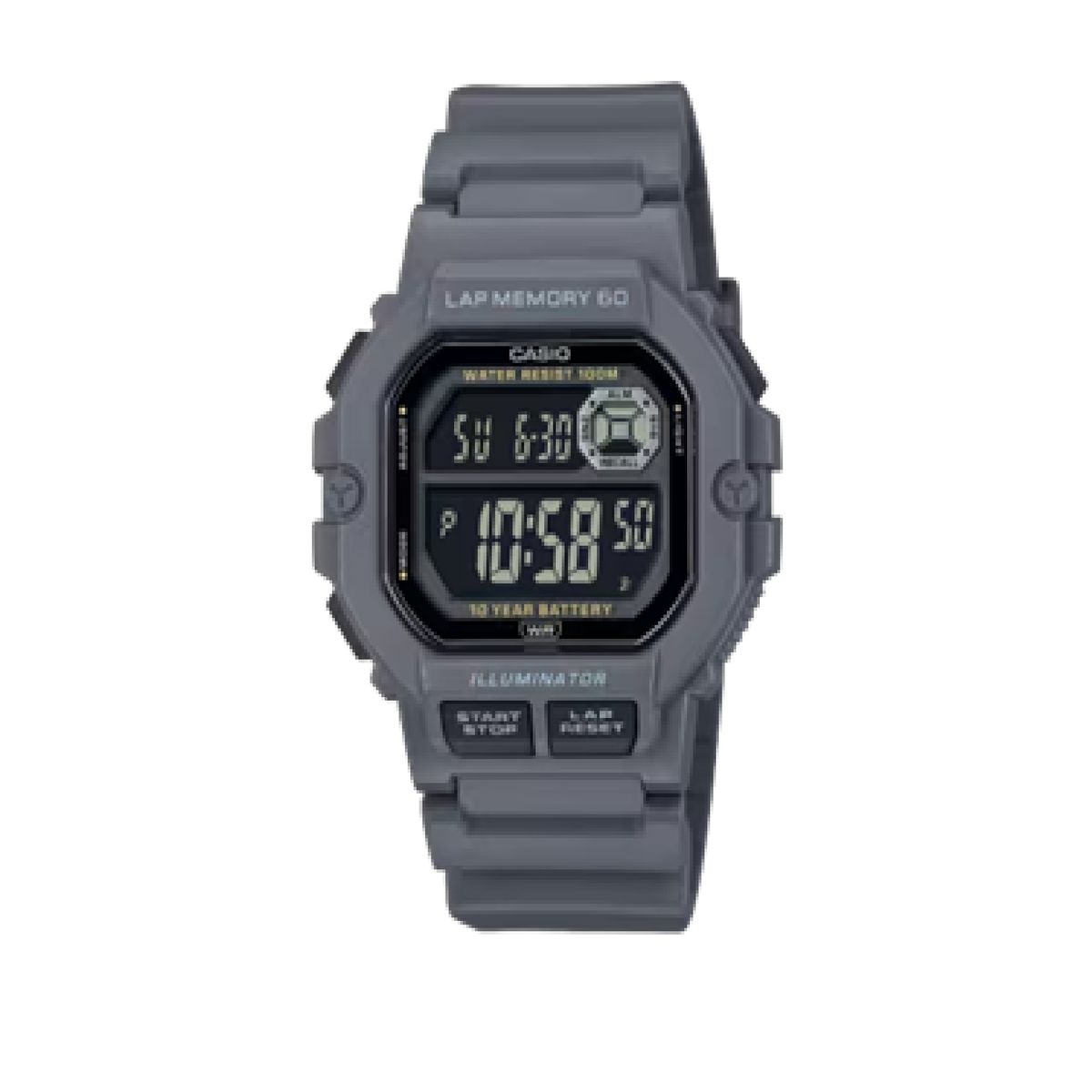 CASIO - Reloj WS-1400H-8BV Digital Unisex