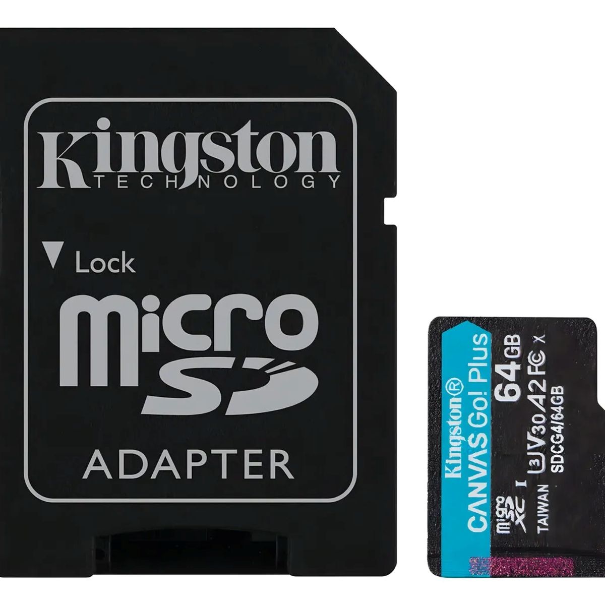 KINGSTON - Microsd Kingston Canvas Go Plus 64gb U3 V30 A2