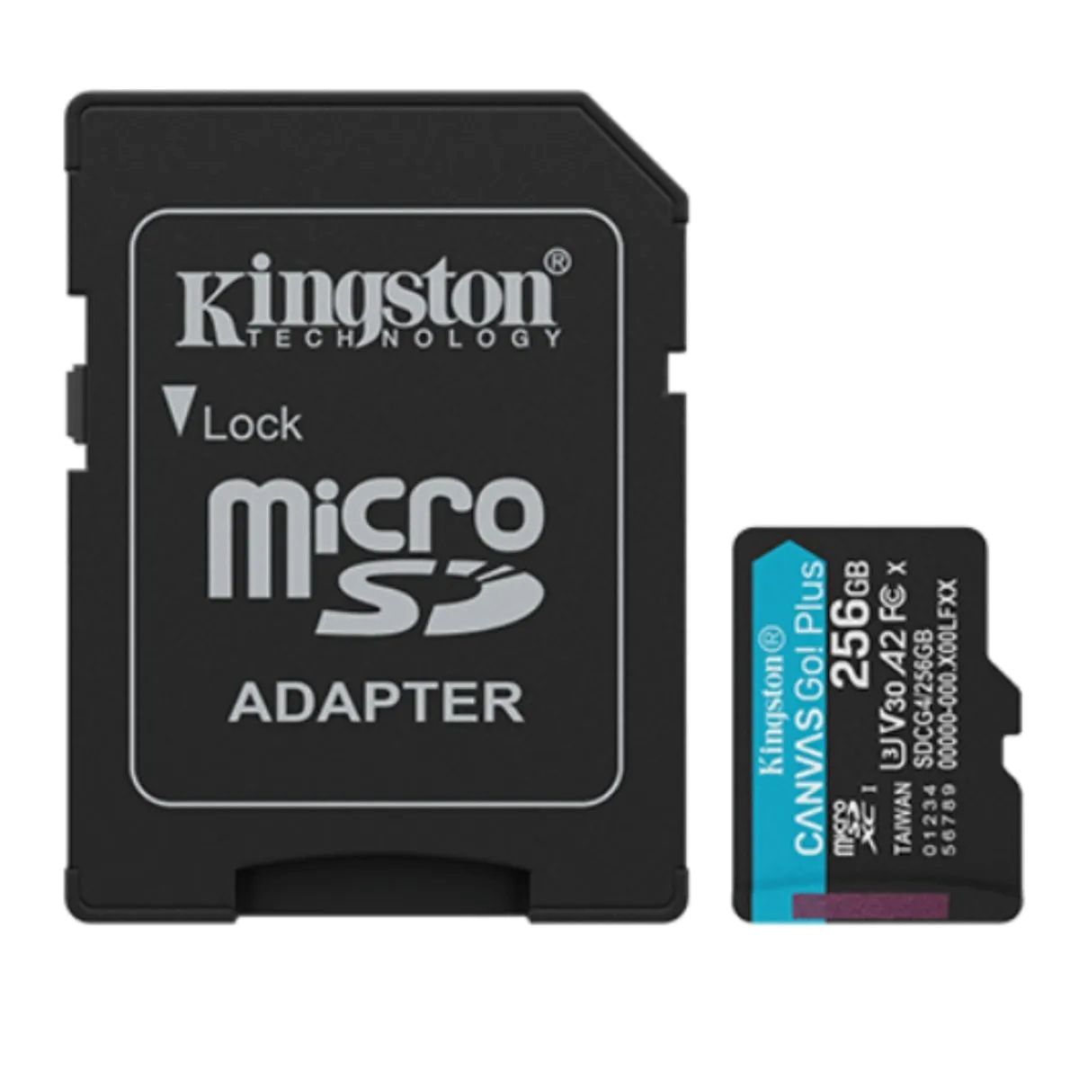 KINGSTON - Microsd Kingston Canvas Go Plus 256gb U3 V30 A2