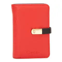 GACEL - Billetera - Mediana - - Rojo