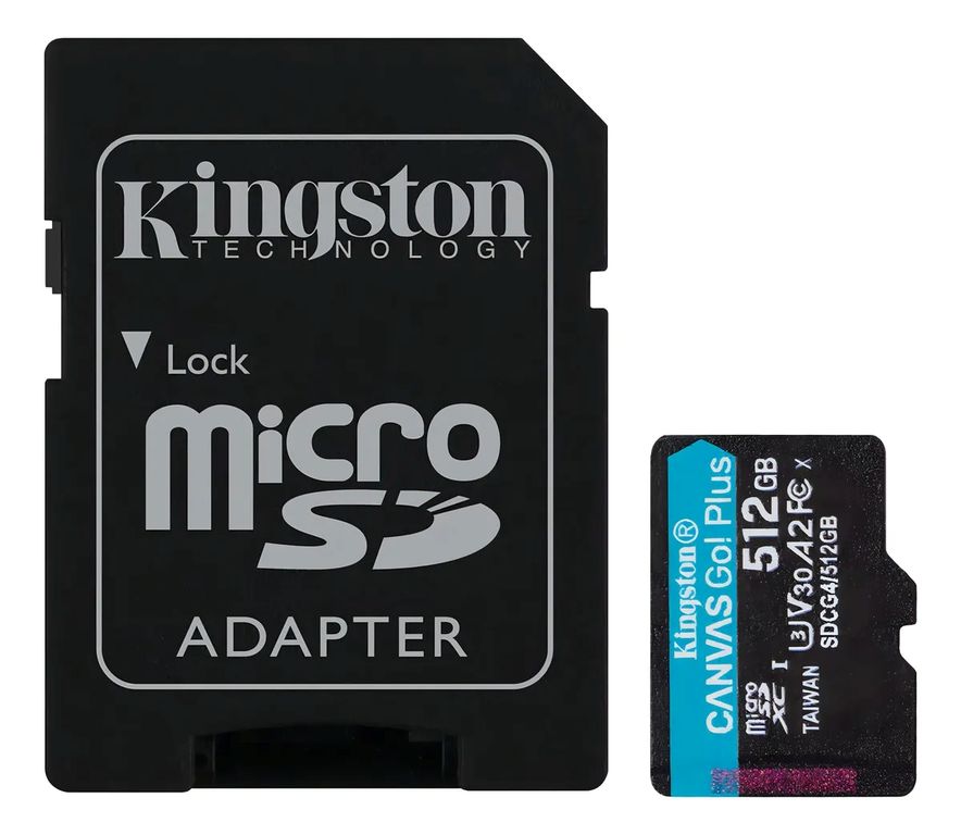 Microsd Canvas Go Plus 512gb U3 V30 A2