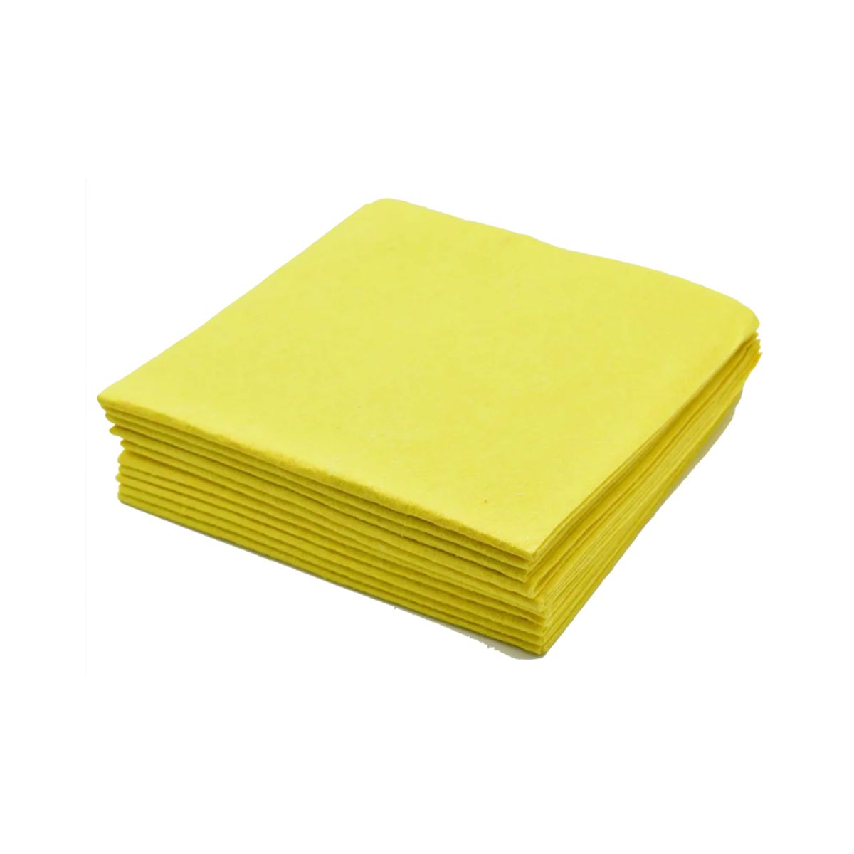 GENERICO - Pack 10 Paños Multiusos Amarillo Antipolvo 38x38 – Superficies Limpias y Brillantes