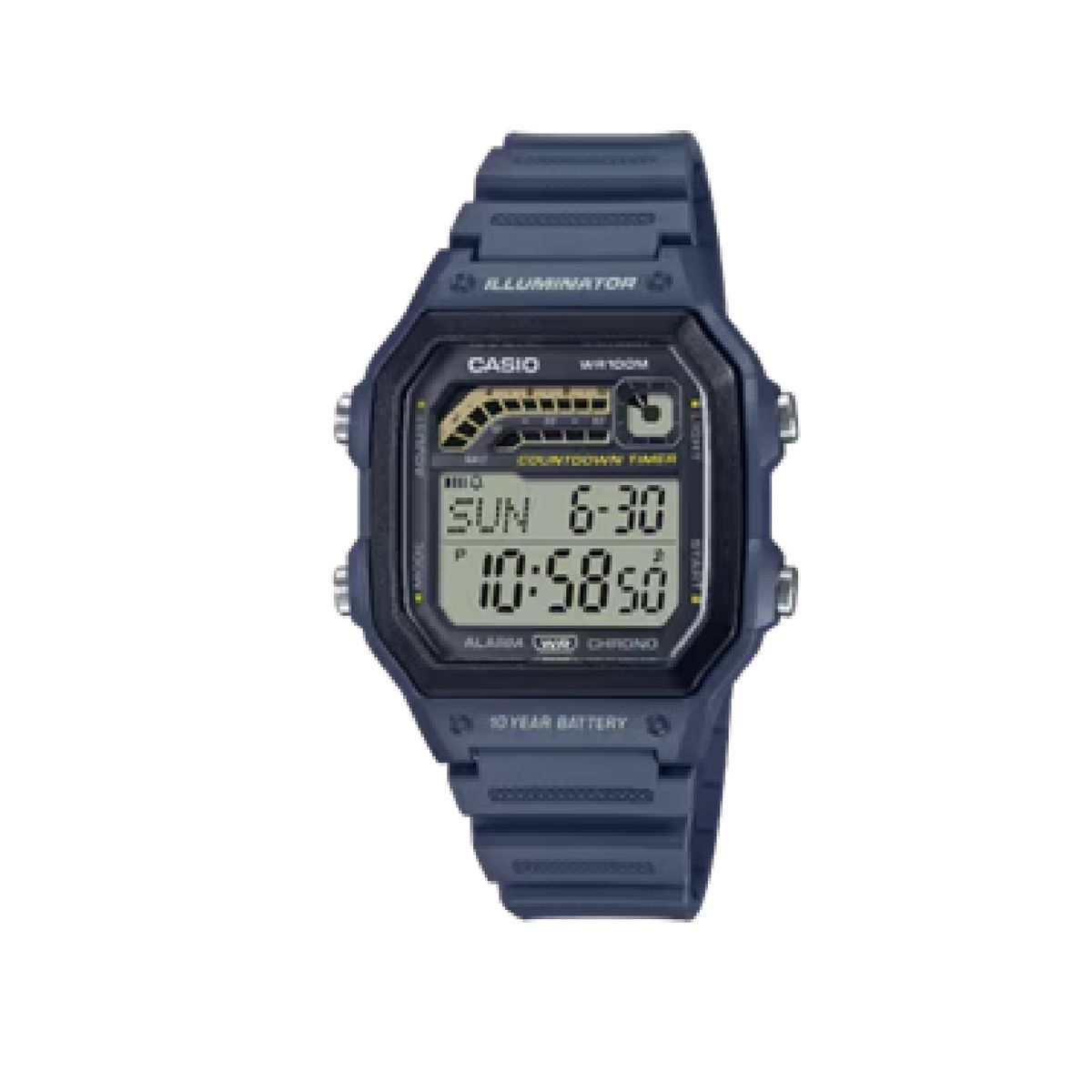 CASIO - Reloj WS-1600H-2AV Digital Unisex