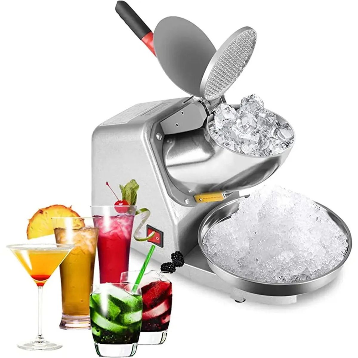 MOVI - TRITURADORA DE HIELO PICADORA MAQUINA PARA GRANIZADOS Y COCTELES IDEAL COCINA Y BAR