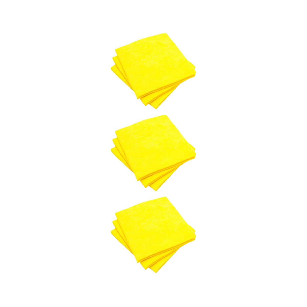 GENERICO - Pack 15 Paños Multiusos Amarillo Antipolvo 38x38 – Superficies Limpias y Brillantes