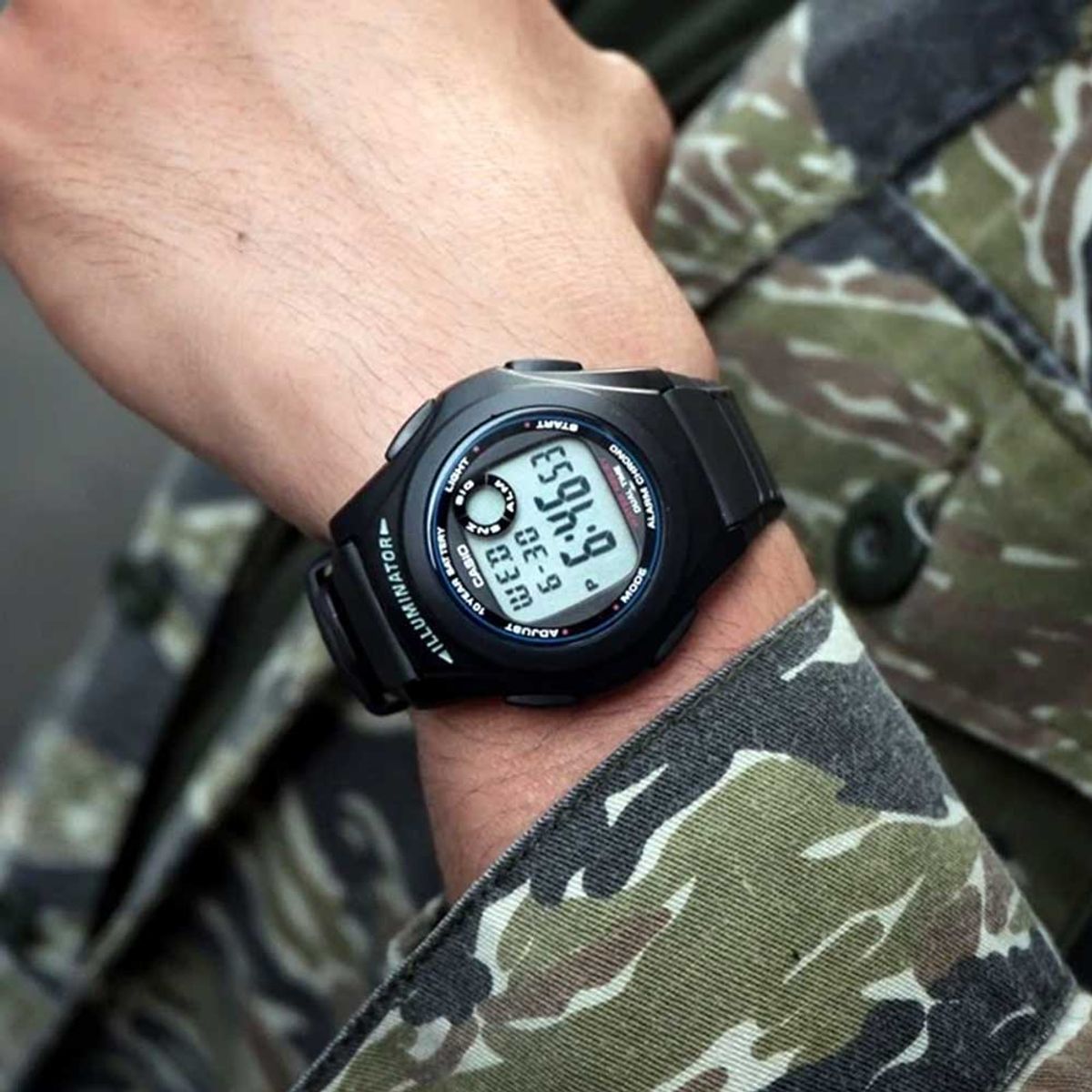 CASIO - RELOJ CASIO F-200W-1ADF VINTAGE NEGRO