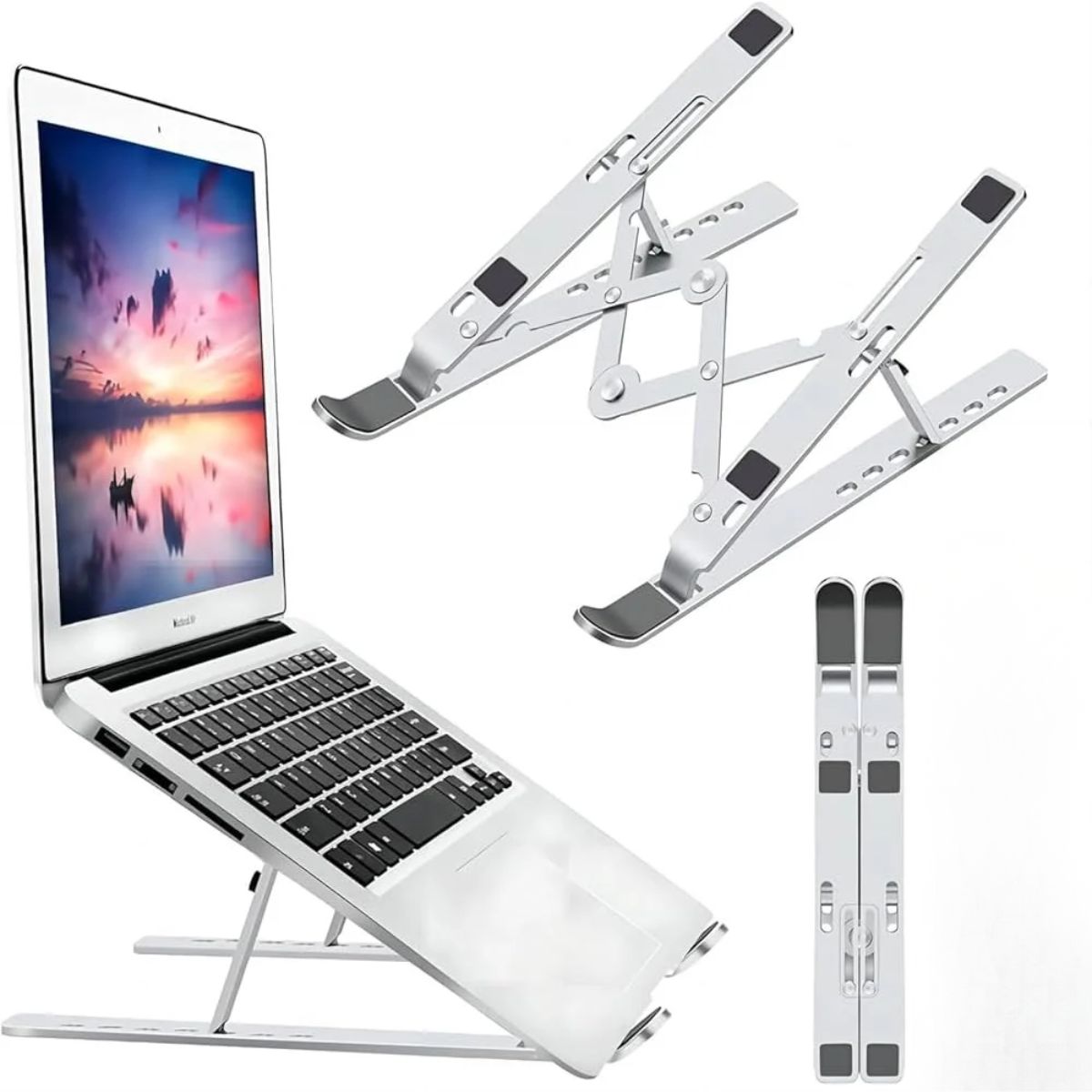 GENERICO - Soporte Para Laptop Plegable Aluminio Ajustable Portátil Yd