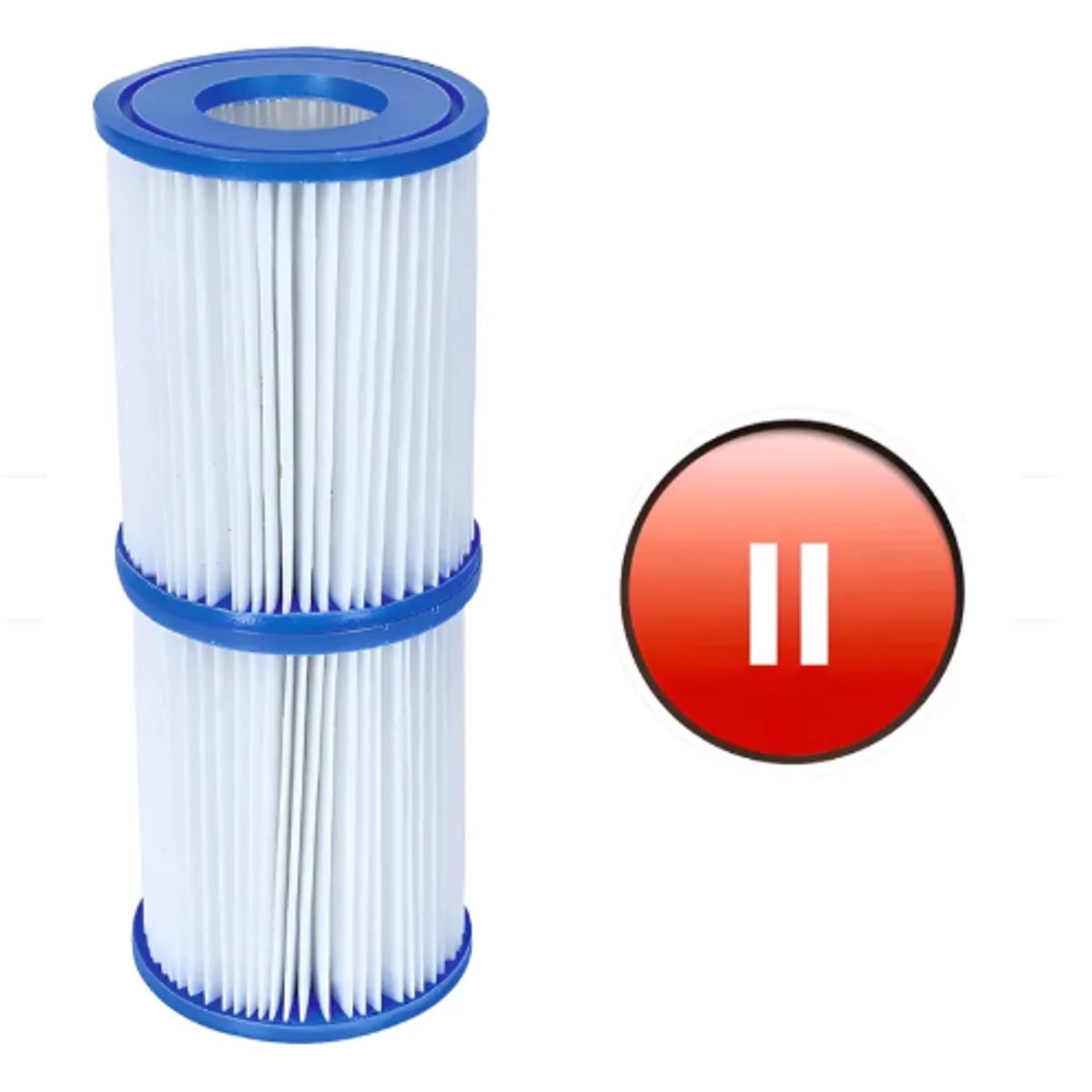 BESTWAY - Pack De 2un De Cartuchos Bestway Tipo 2 Para Piscina