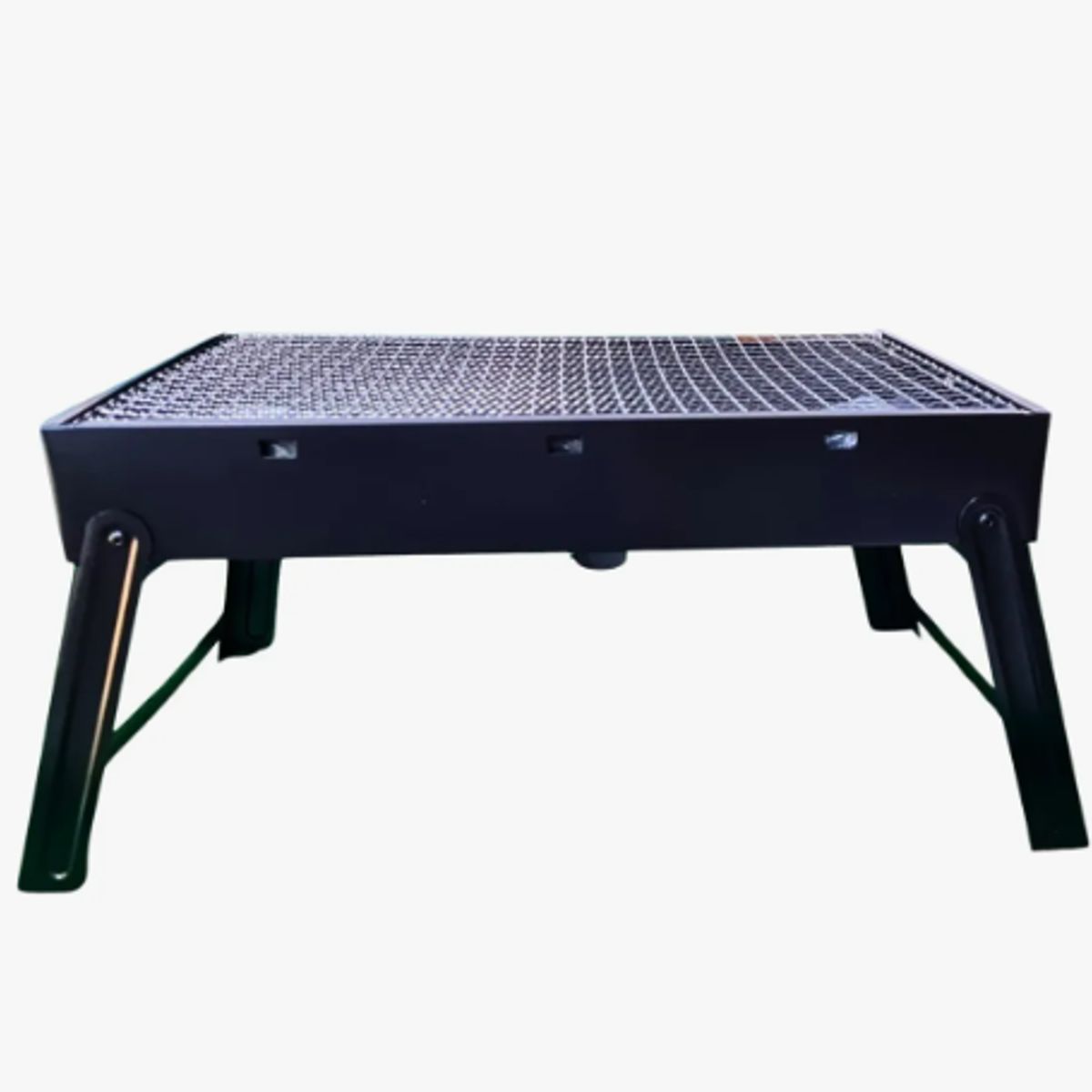 GENERICO - Parrilla Portátil A Carbón Grill Asados Bbq Familia Negro