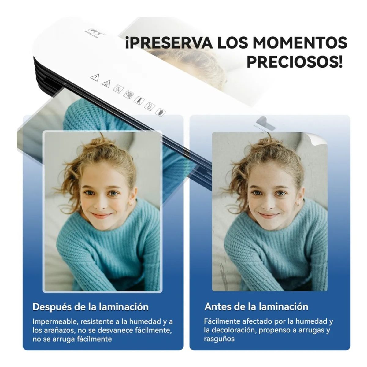 GENERICO - Termolaminadora Plastificadora +cortador De Papel +300 Micas
