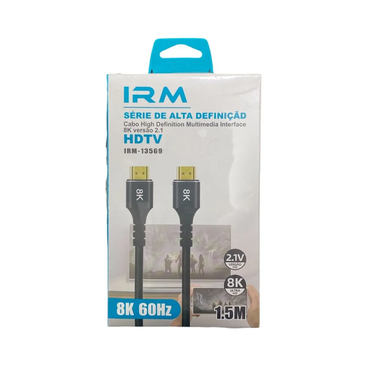 IRM - Cable HDMI 8K 1.5 metros v2.1 Ultra HD Alta Definición