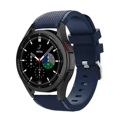 SAMSUNG - Galaxy Watch4 Classic LTE 42 mm - Negro Correa Azul - Reacondicionado