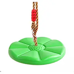 GENERICO - Columpio Ajustable Portátil Para Niños Asiento Giratorio 503 Verde