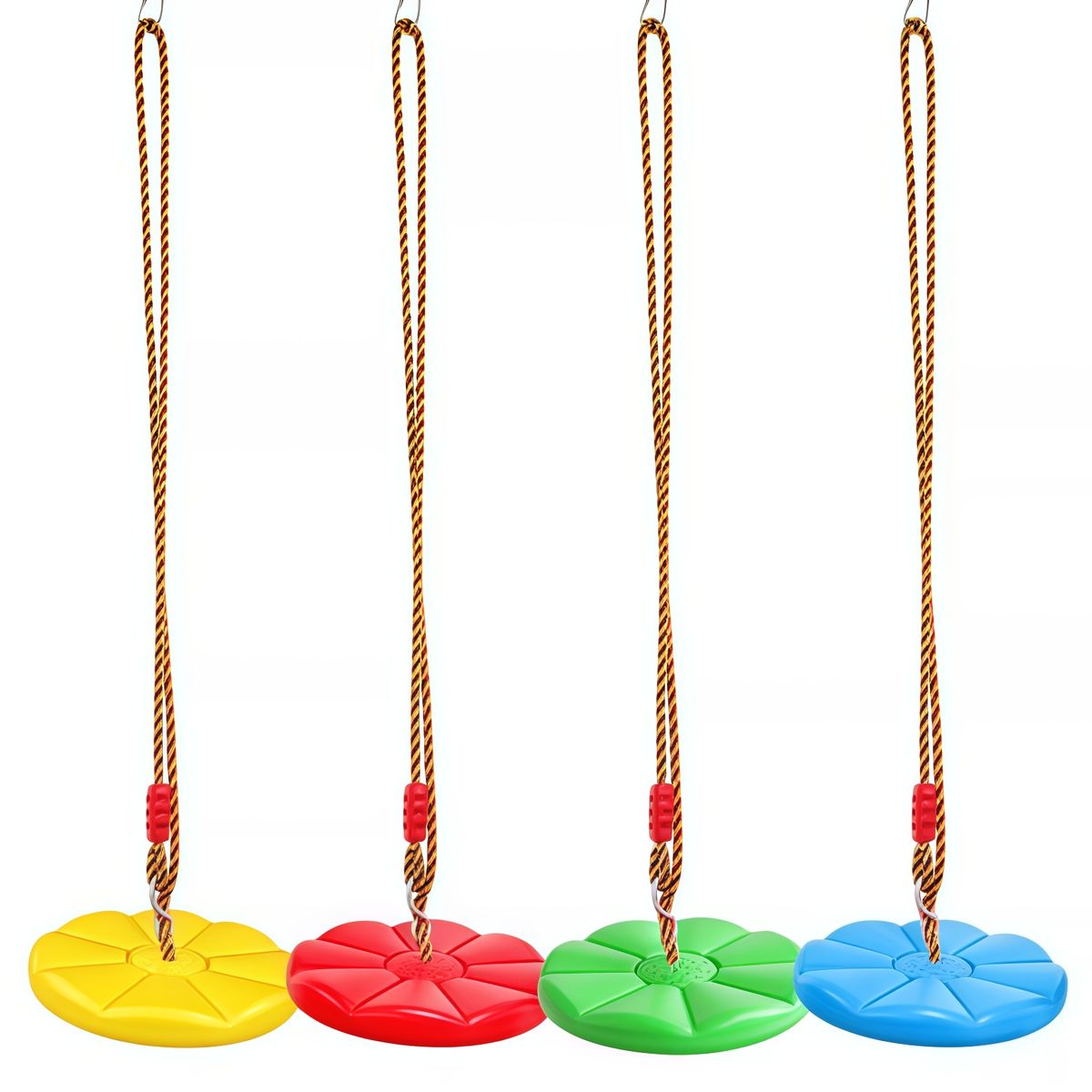 GENERICO - Columpio Ajustable Portátil Para Niños Asiento Giratorio 503 Azul
