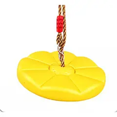 GENERICO - Columpio Ajustable Portátil Para Niños Asiento Giratorio 503 Amarillo