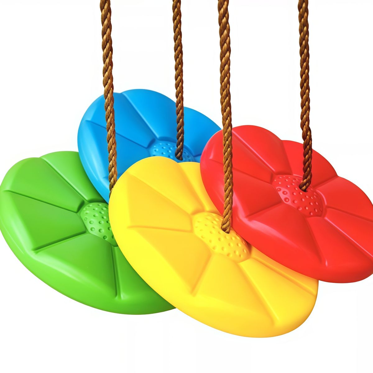 GENERICO - Columpio Ajustable Portátil Para Niños Asiento Giratorio 503 Amarillo