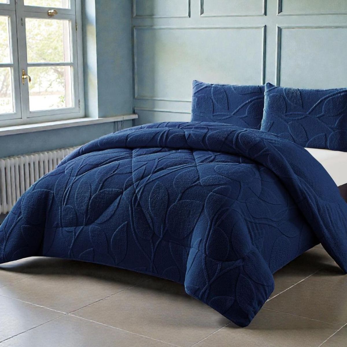 GENERICO - Cobertor King De Invierno Texturizado Con Chiporro Plumón - Multicolor - King