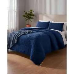 GENERICO - Cubrecama Acolchado con chiporro diseño Texturizado 2 Plazas